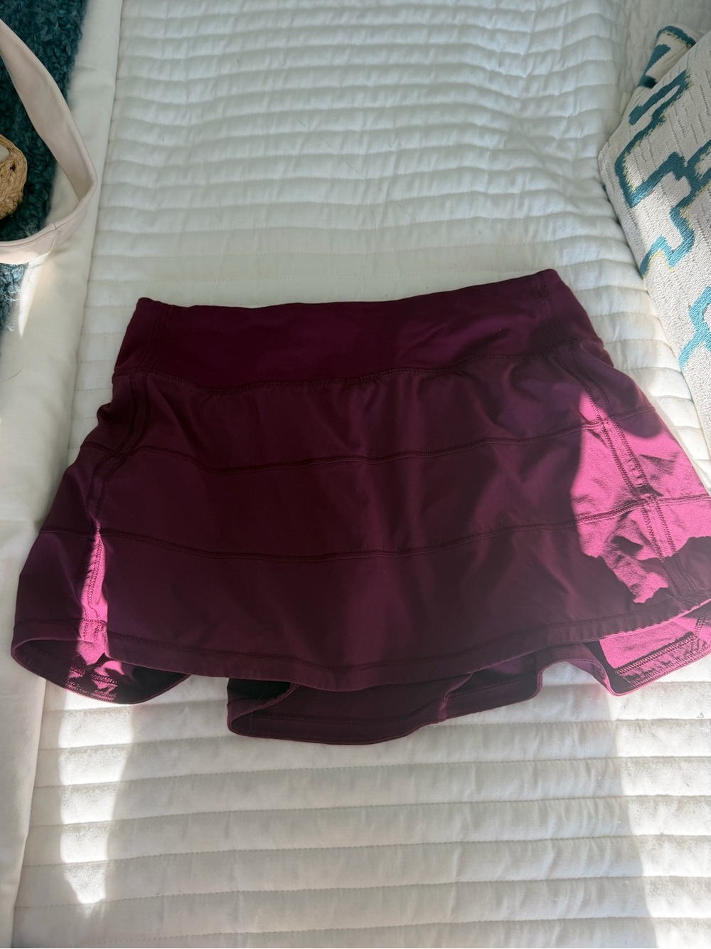 lululemon athletica Deep Plum Athletic Skort